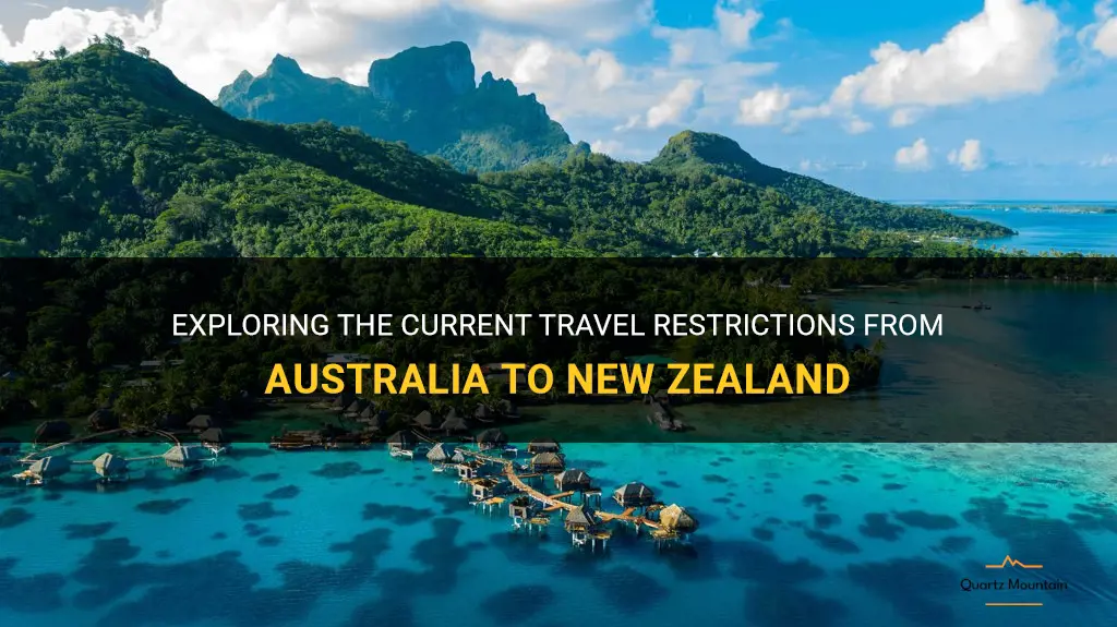 travel restrictions from australia to new zealand
