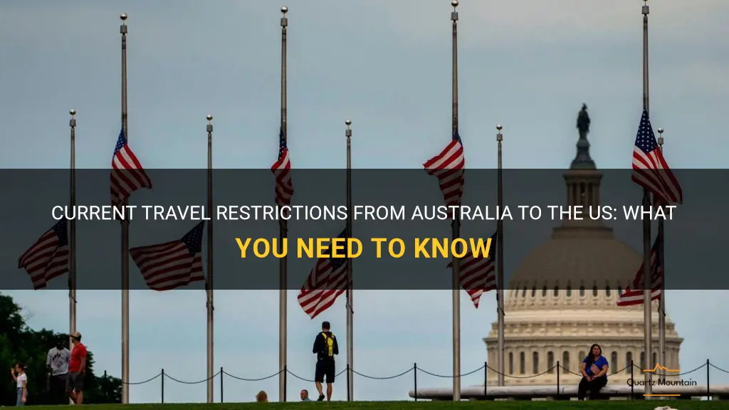 travel restrictions from australia to us