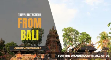 Latest Updates on Travel Restrictions from Bali