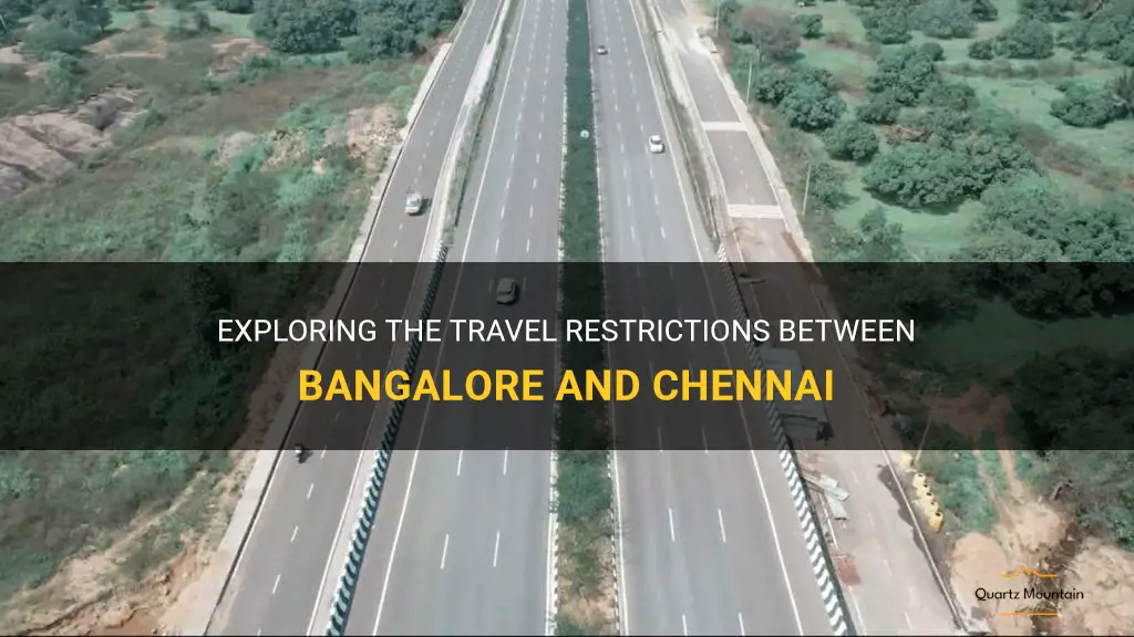 travel restrictions from bangalore to chennai