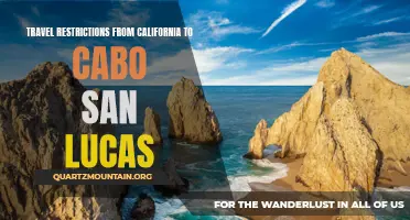 Exploring Travel Restrictions from California to Cabo San Lucas: Stay Informed Before You Plan Your Getaway