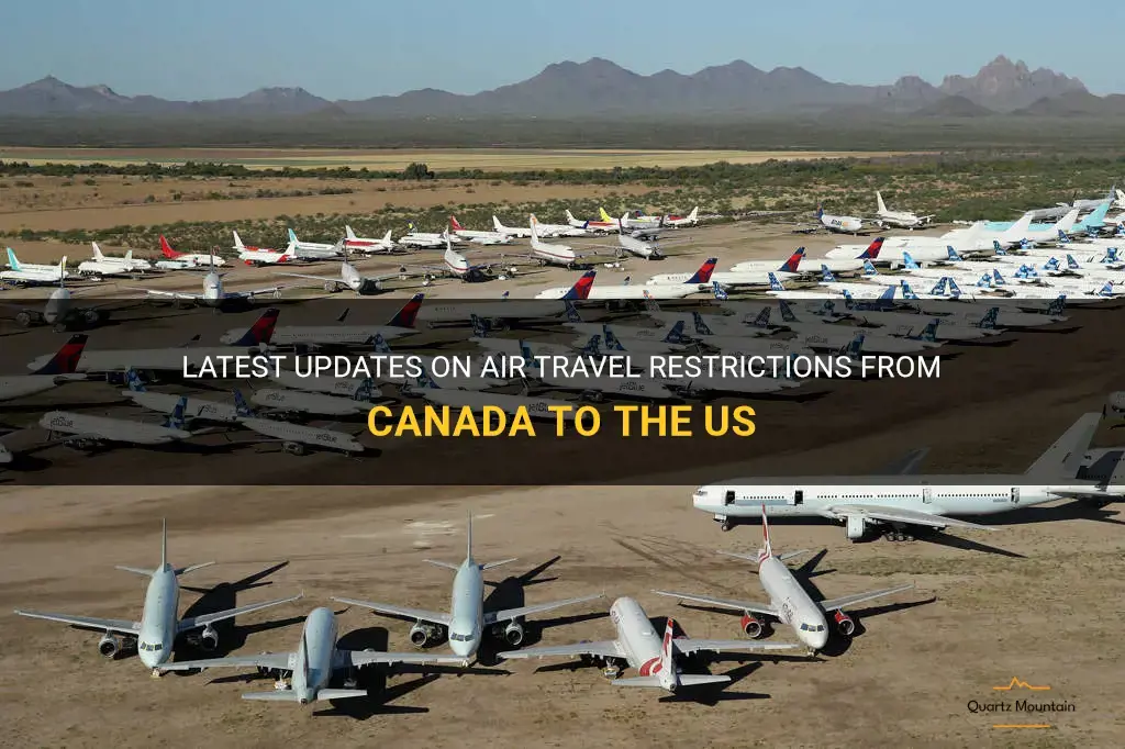 travel restrictions from canada to us by air