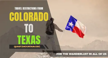 Understanding the Current Travel Restrictions from Colorado to Texas