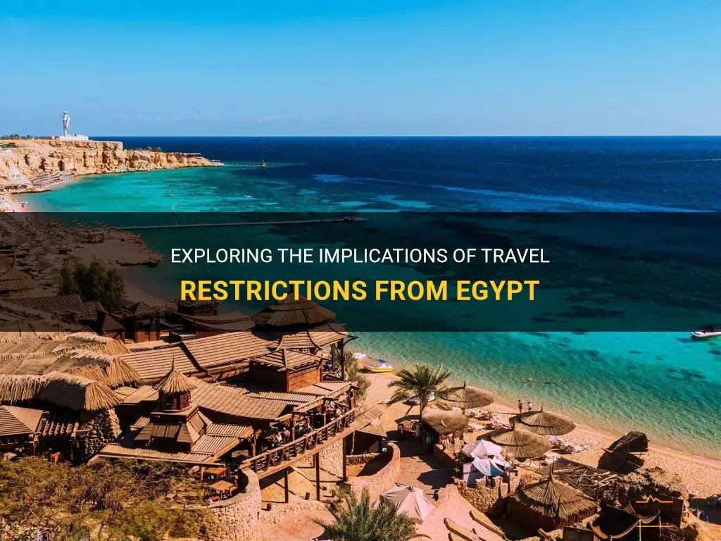 travel restrictions from egypt