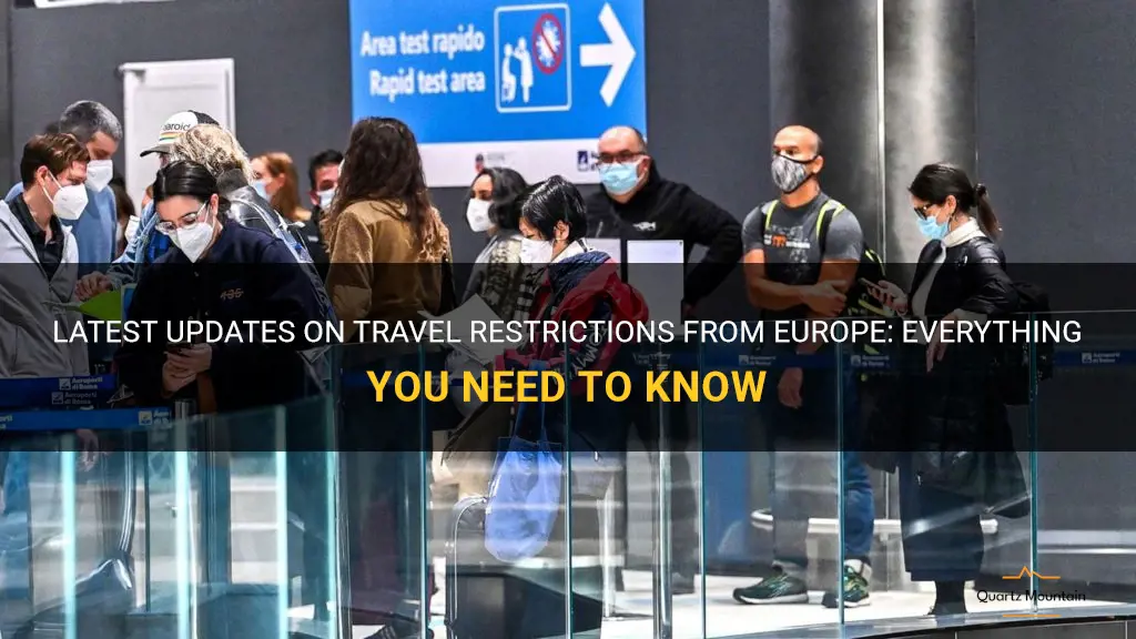 travel restrictions from europe details