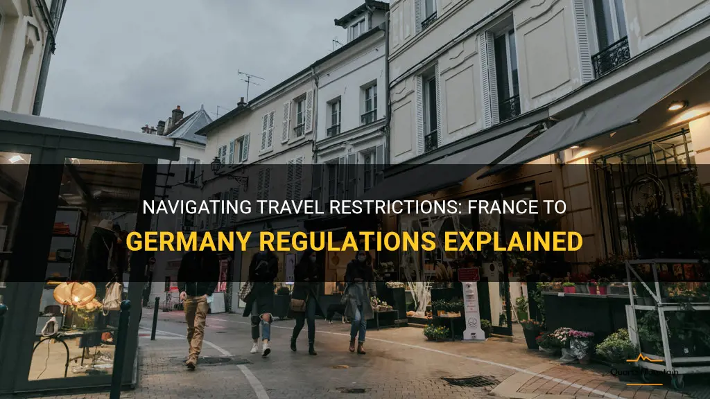 travel restrictions from france to germany