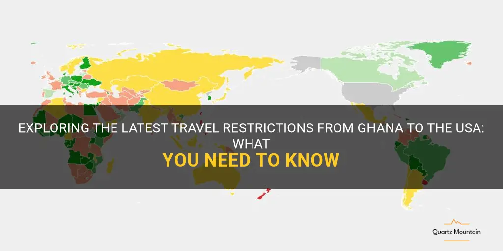 travel restrictions from ghana to usa