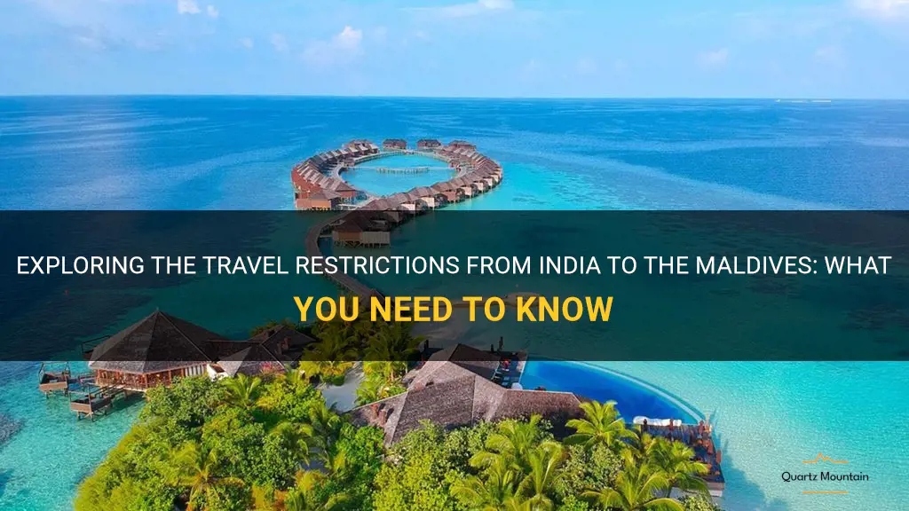 travel restrictions from india to maldives