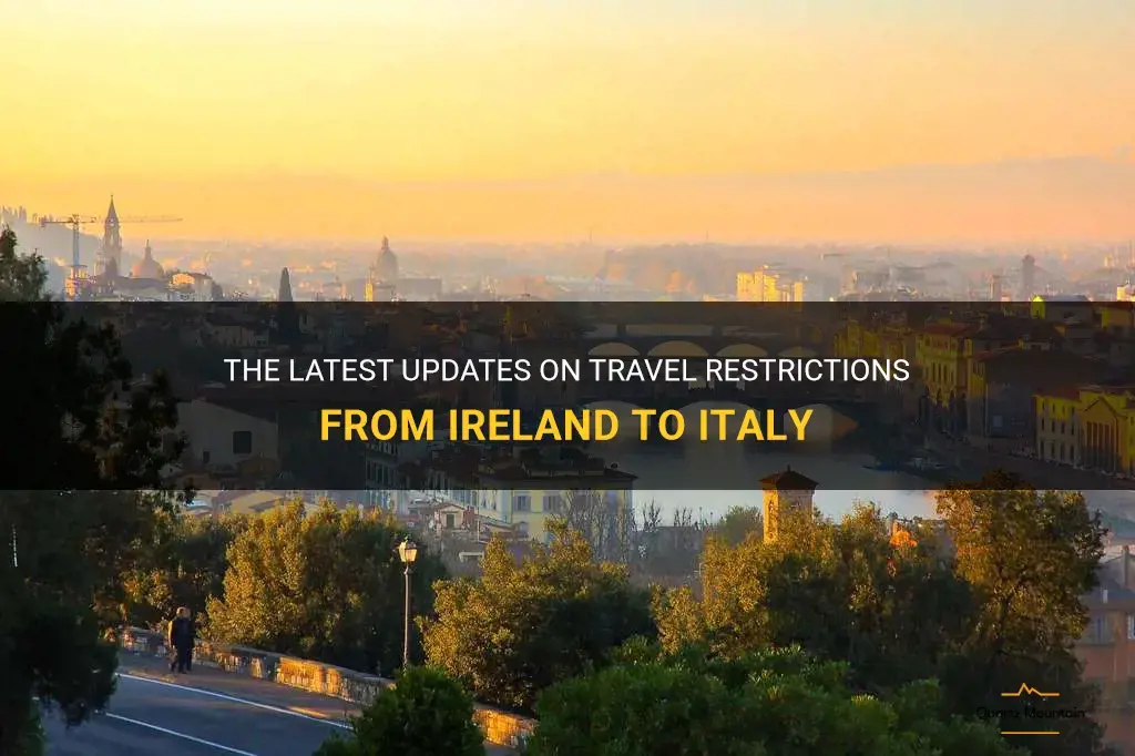 travel restrictions from ireland to italy