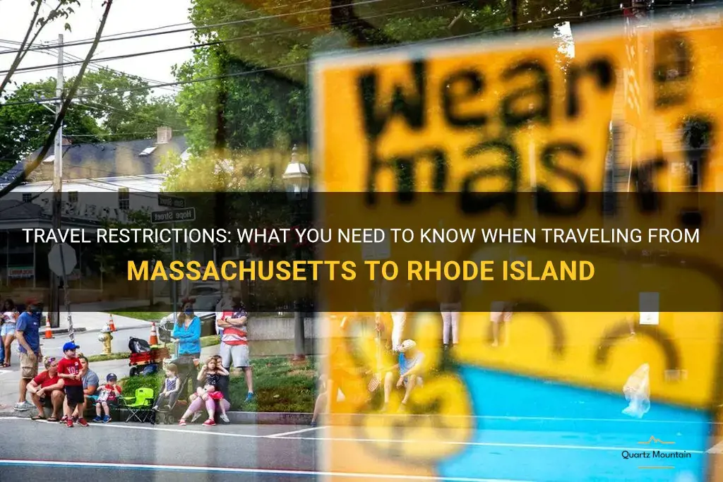 travel restrictions from ma to ri