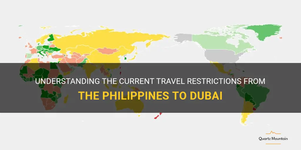 travel restrictions from philippines to dubai