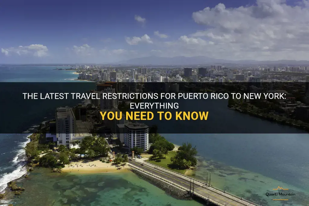 travel restrictions from puerto rico to new york