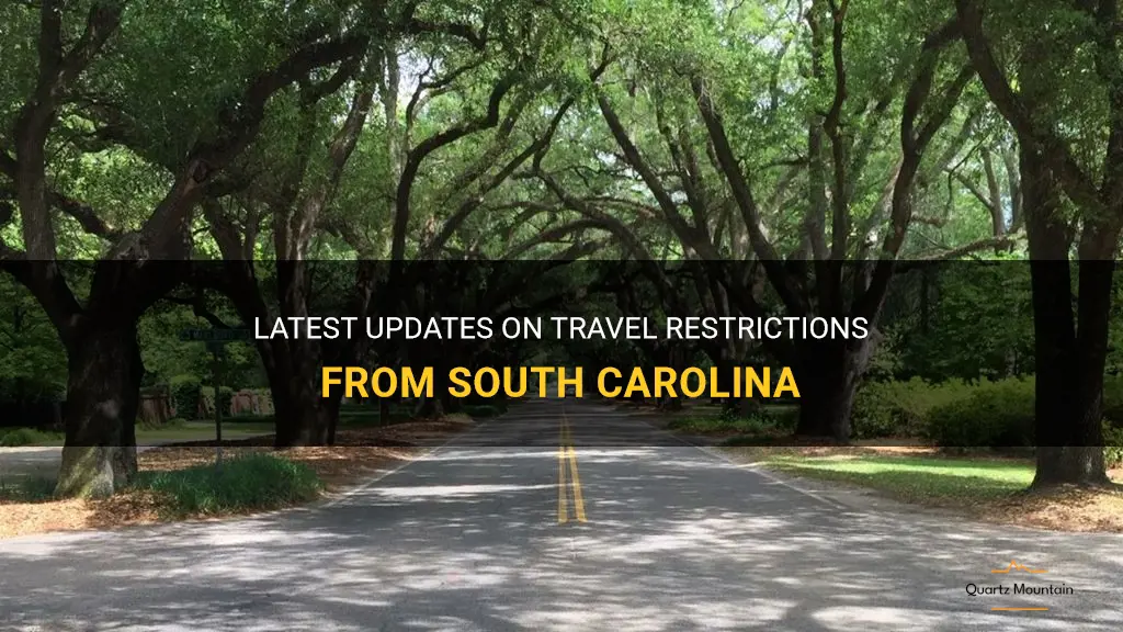 travel restrictions from sc