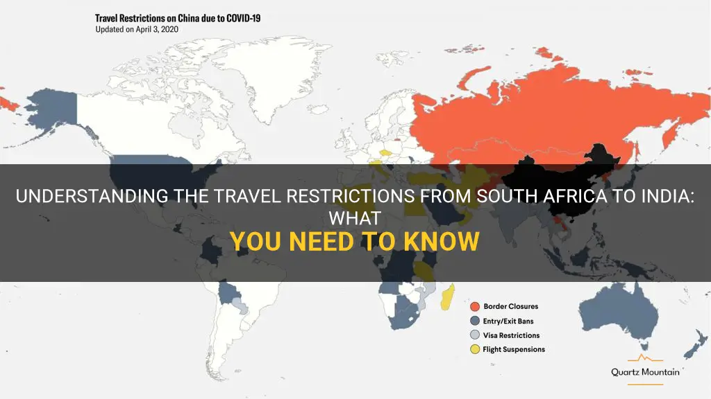 travel restrictions from south africa to india
