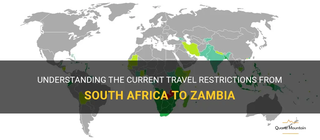travel restrictions from south africa to zambia