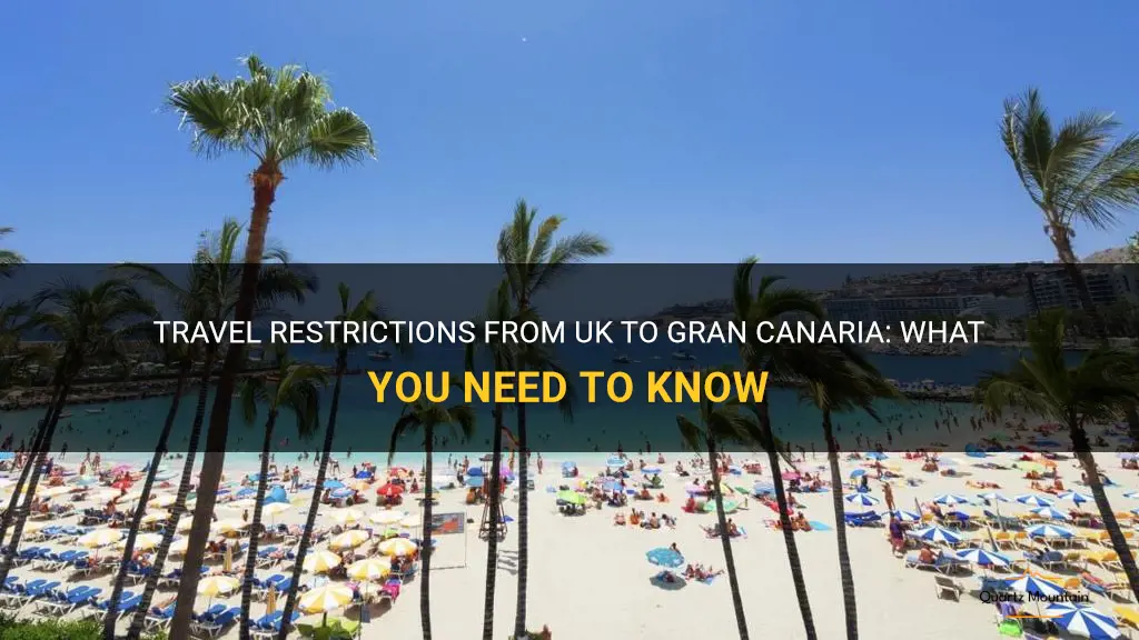 travel restrictions from uk to gran canaria