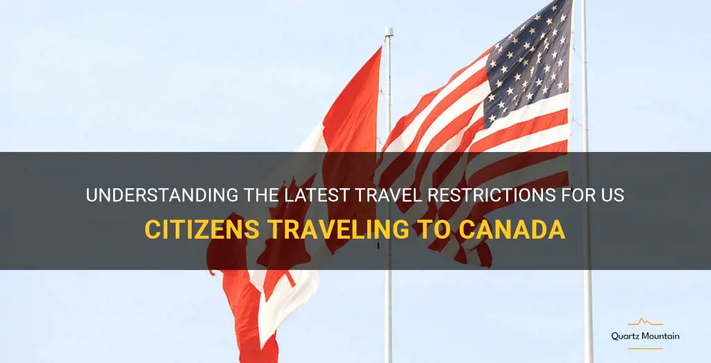 travel restrictions from us to canada