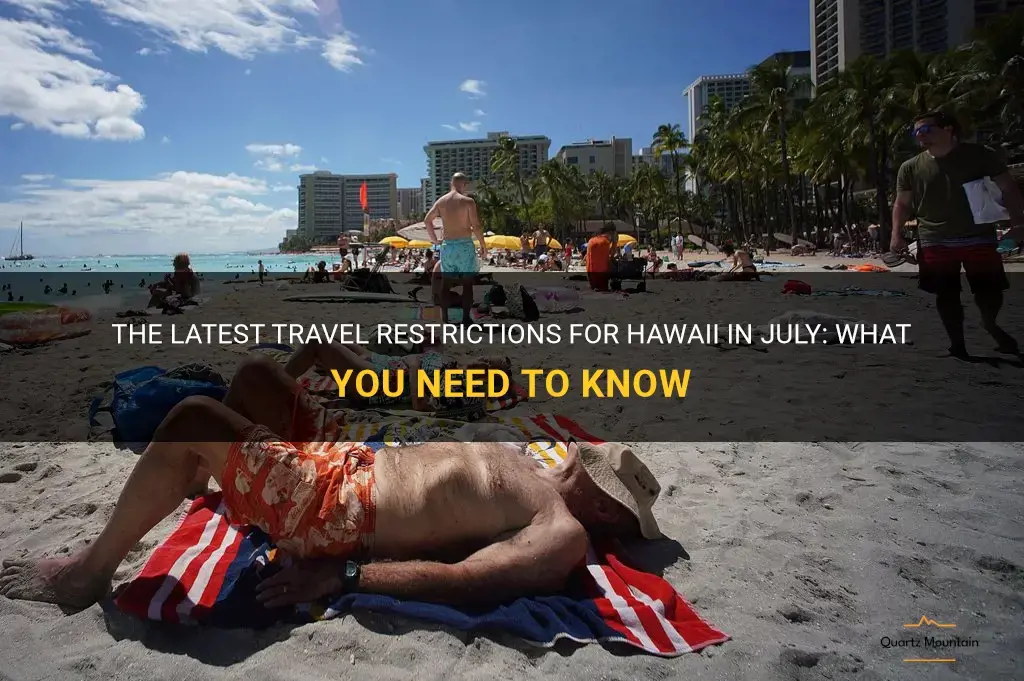 travel restrictions hawaii july