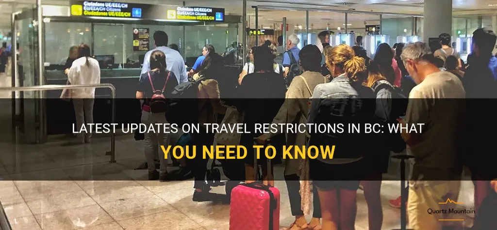 travel restrictions in bc