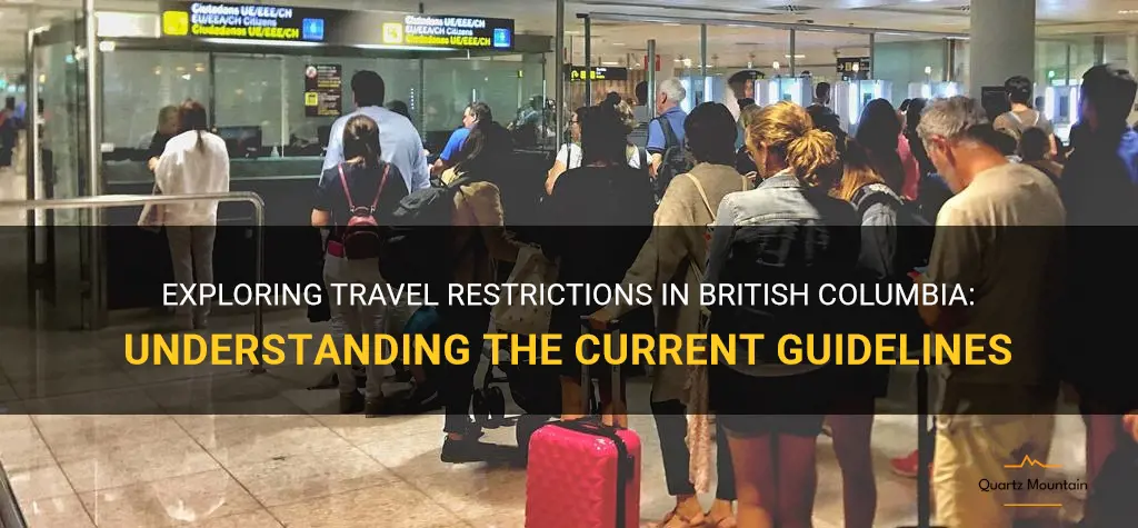 travel restrictions in british columbia