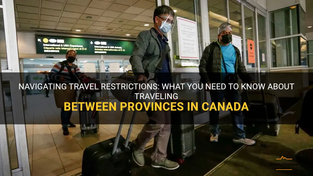 travel restrictions in canada between provinces