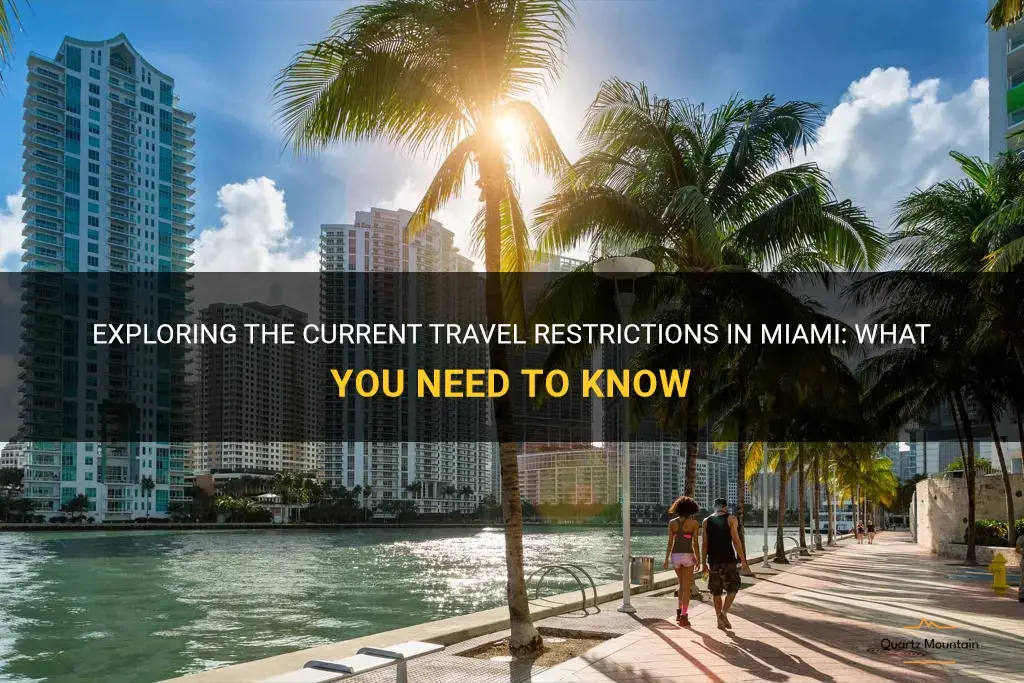 travel restrictions in miami