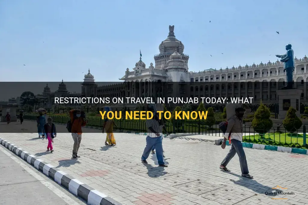 travel restrictions in punjab today