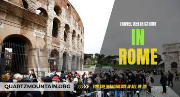 Exploring Travel Restrictions in Rome: What You Need to Know