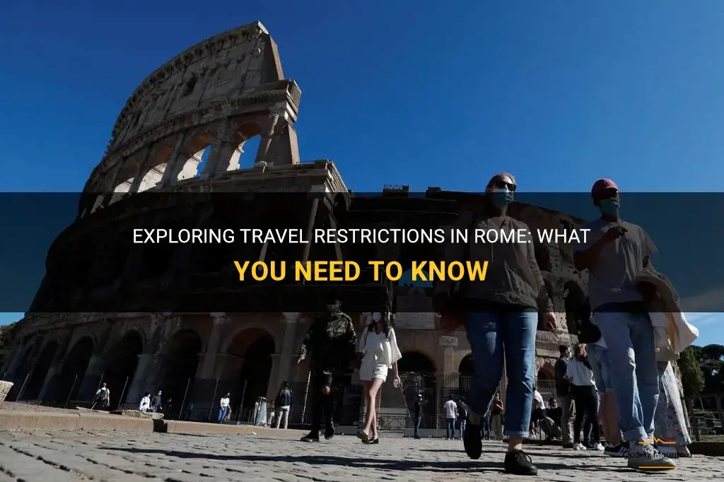 travel restrictions in rome