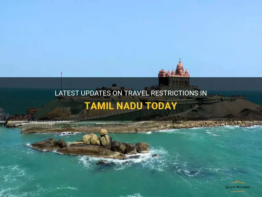 travel restrictions in tamilnadu today
