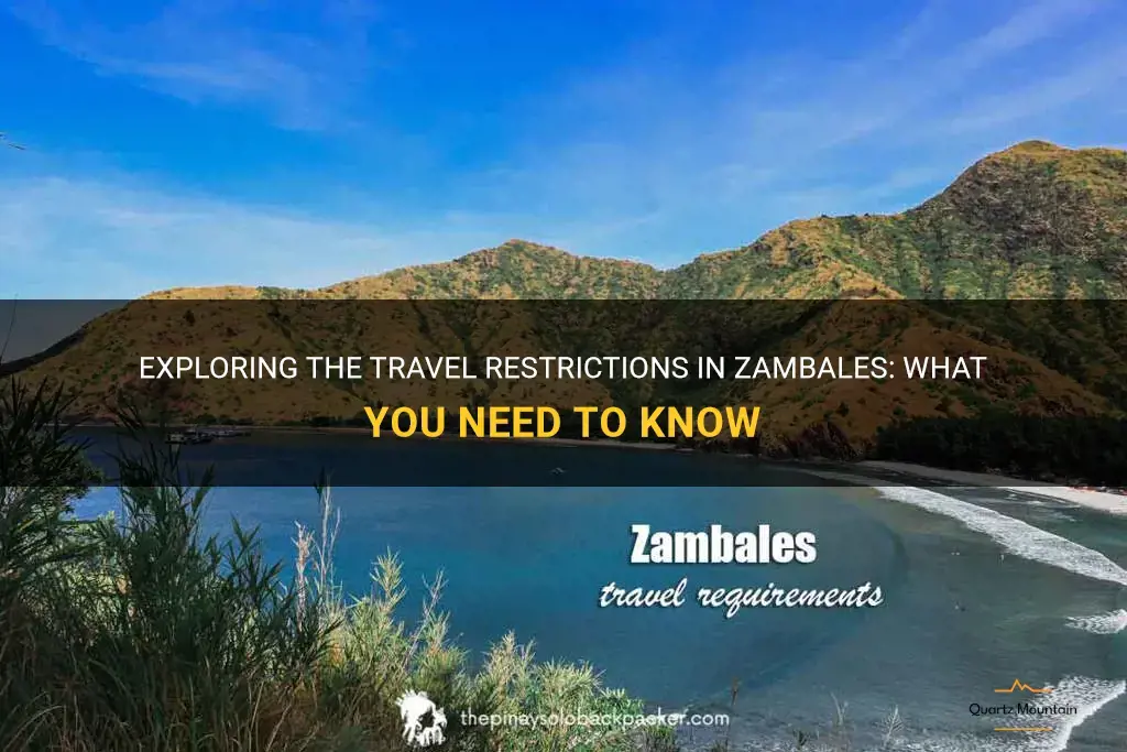 travel restrictions in zambales