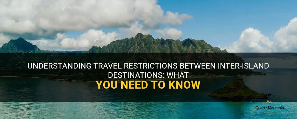 travel restrictions inter island