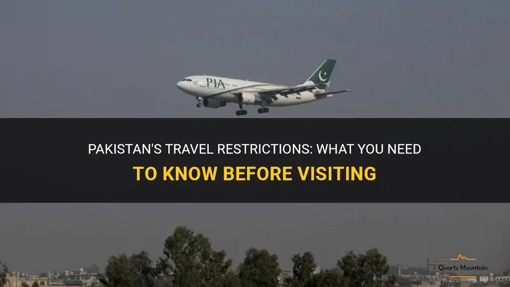 travel restrictions to pakistan