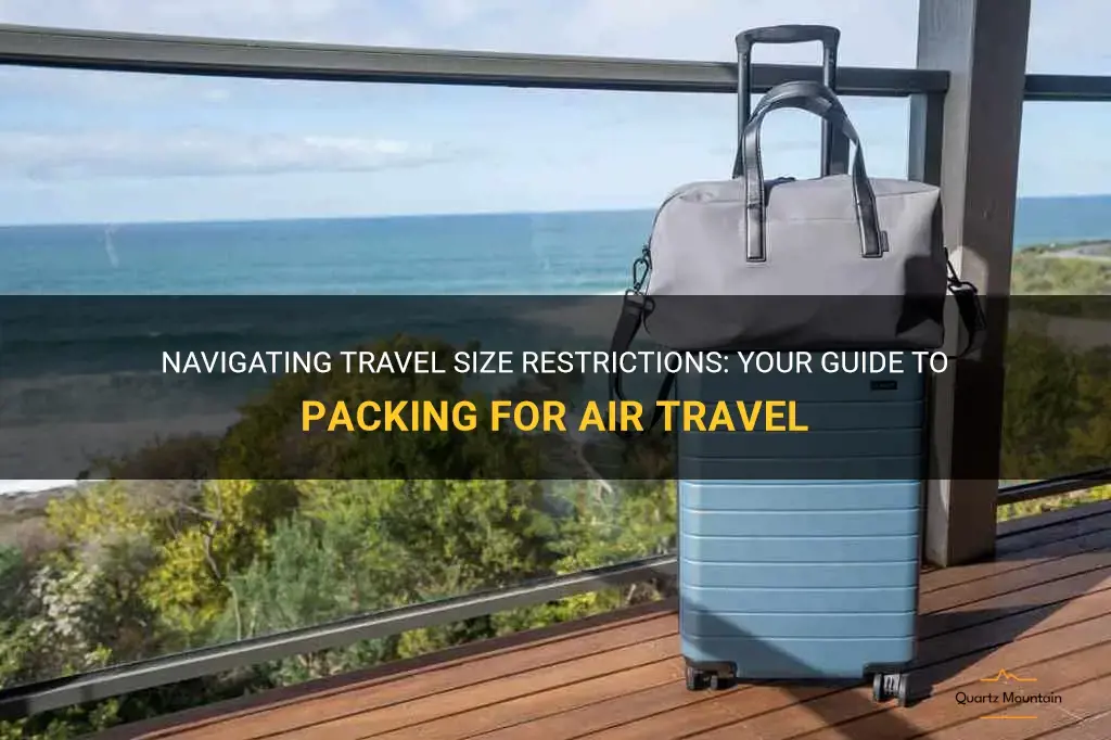 travel size restrictions