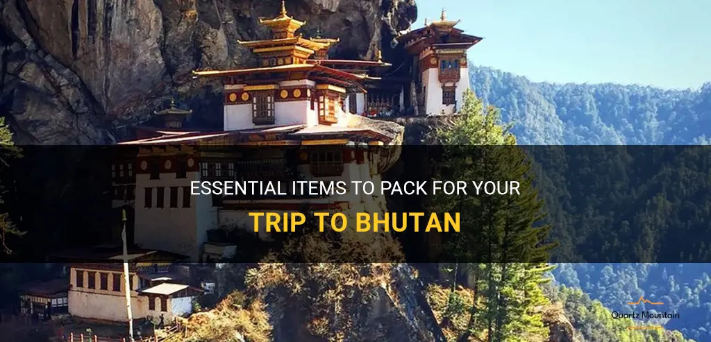travel to bhutan what to pack
