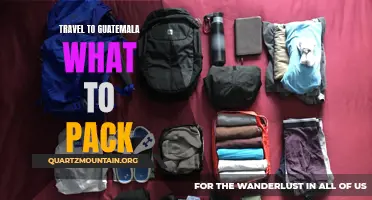 Essential Items to Pack for Your Travel to Guatemala