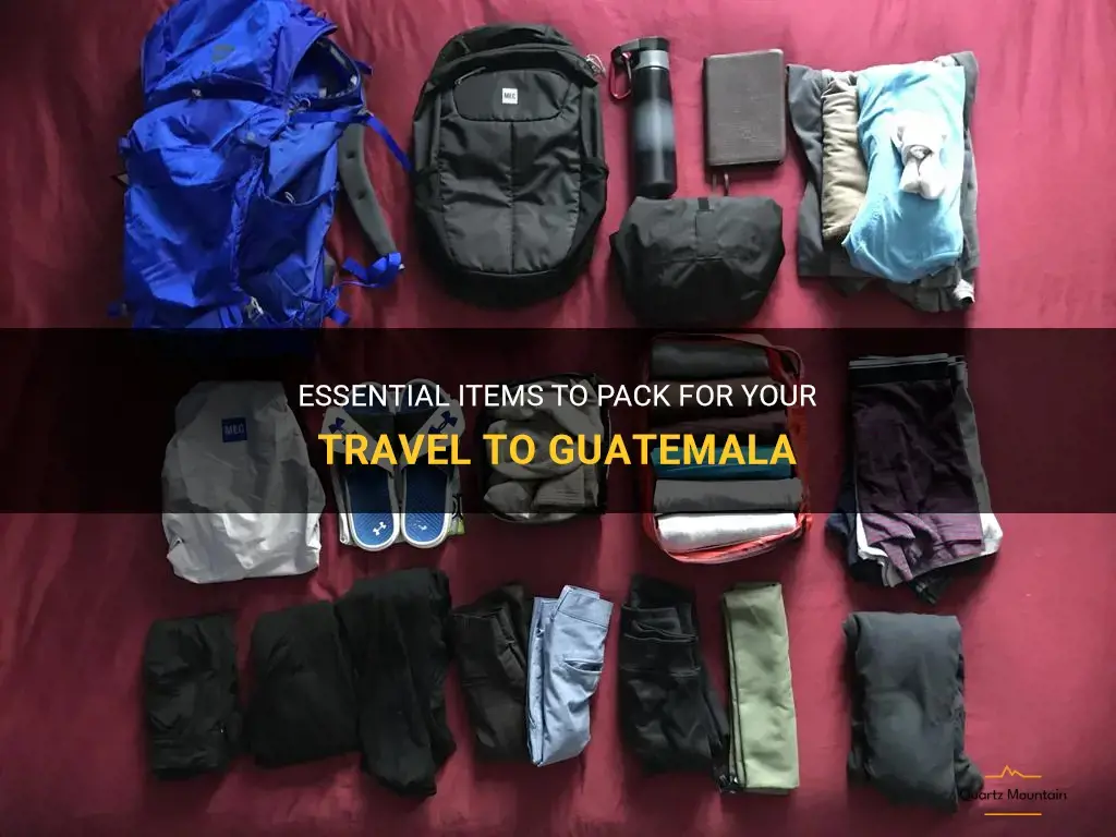 travel to guatemala what to pack