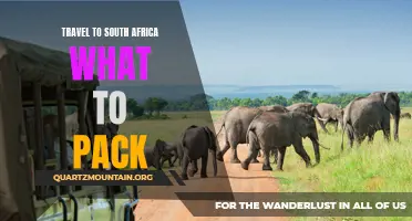 Essential Items to Pack for Traveling to South Africa