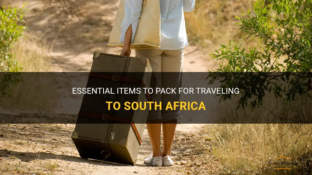 travel to south africa what to pack