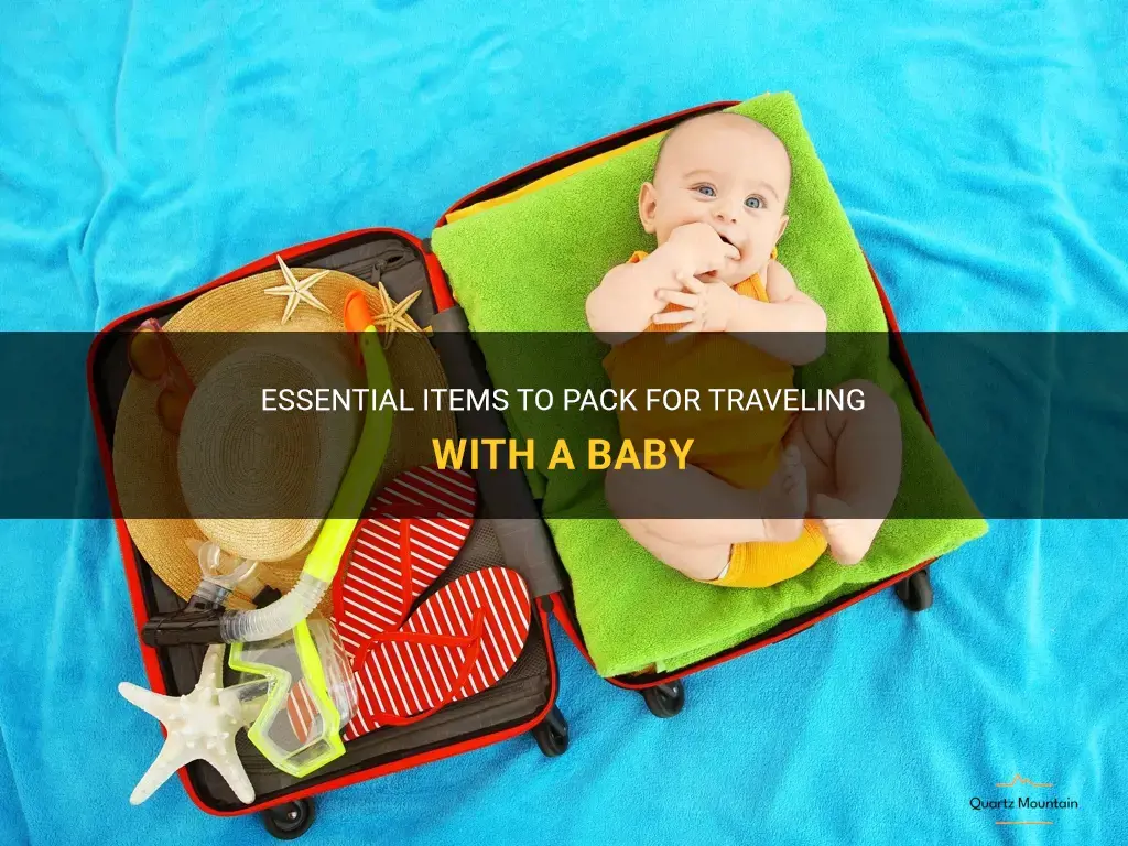 travel with baby what to pack