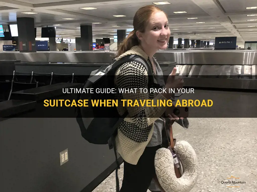 traveling abroad what to pack in suitcase