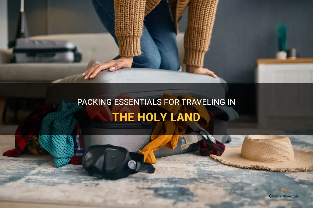 traveling in the holy land what to pack