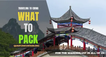 How to Pack for a Trip to China: Essential Items to Bring