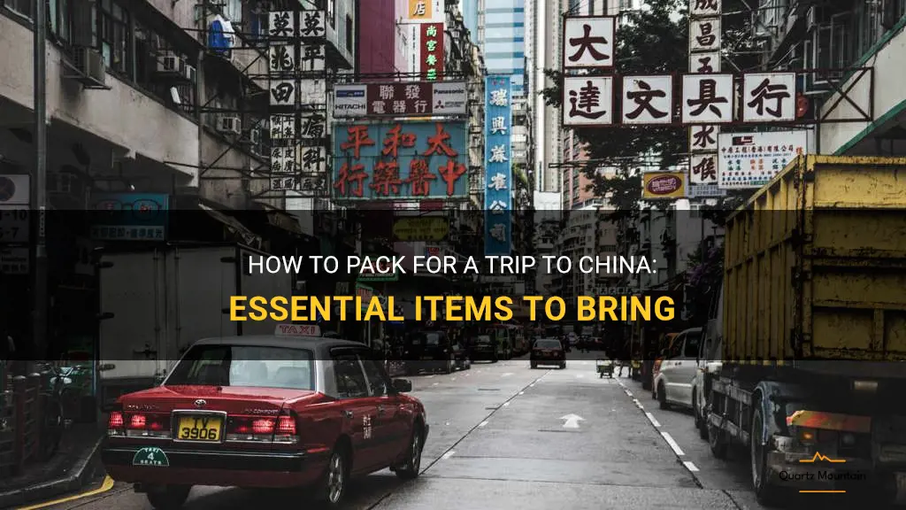 traveling to china what to pack