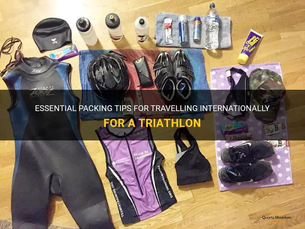 travelling internationally for a triathlon what to pack