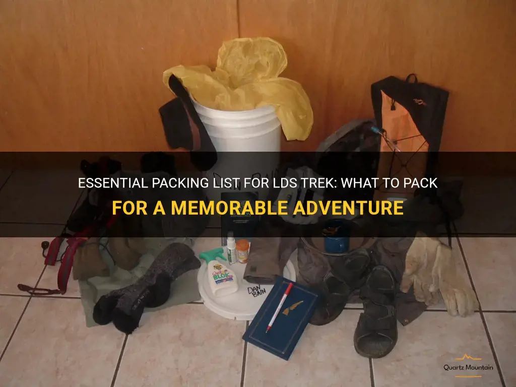 trek lds what to pack