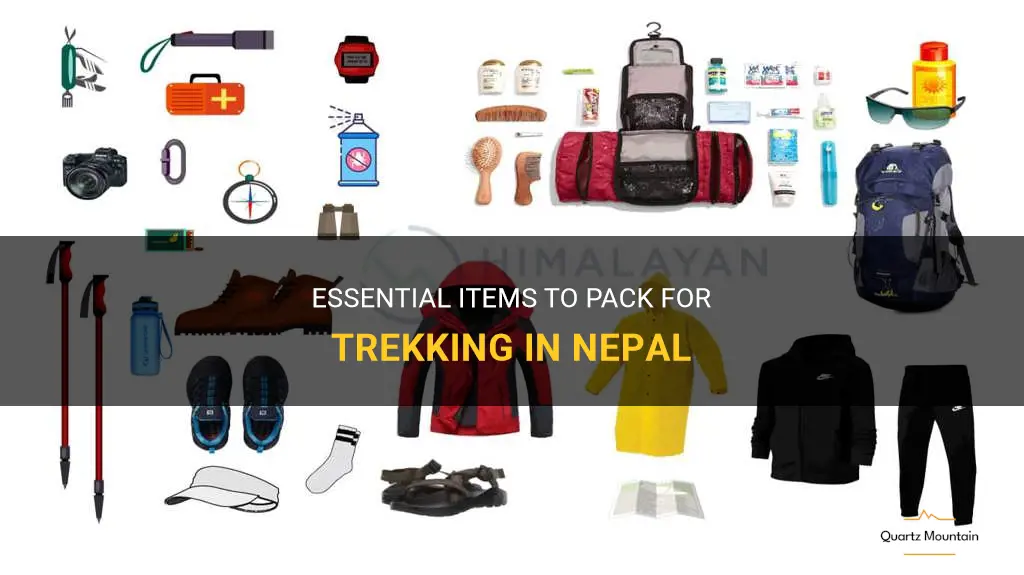 trekking in nepal what to pack