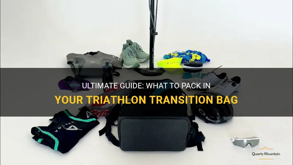 triathlon transition bag what to pack