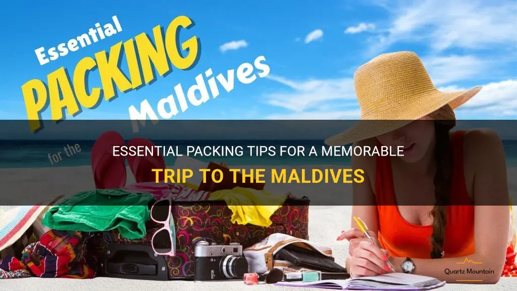 trip to maldives what should I pack