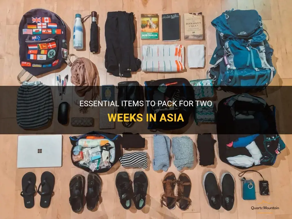 two weeks in asia what to pack